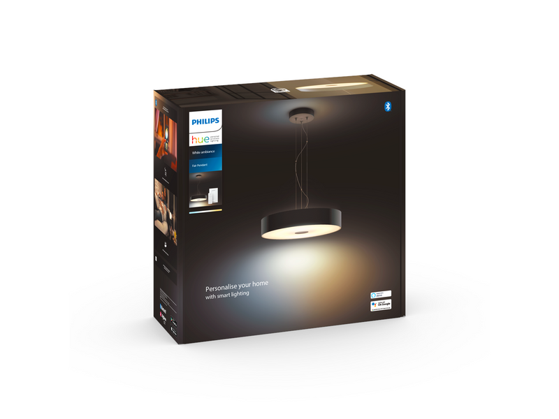 Philips Hue Fair Pendant Ceiling Light - Black