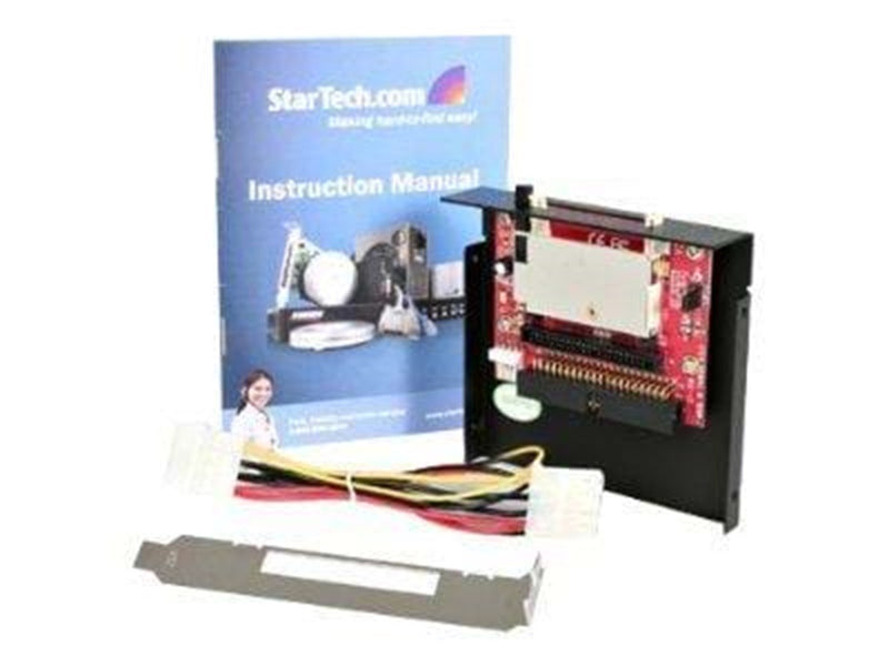 StarTech.com 3.5in Drive Bay IDE to Single CF SSD Adapter Card Reader - kortlæser