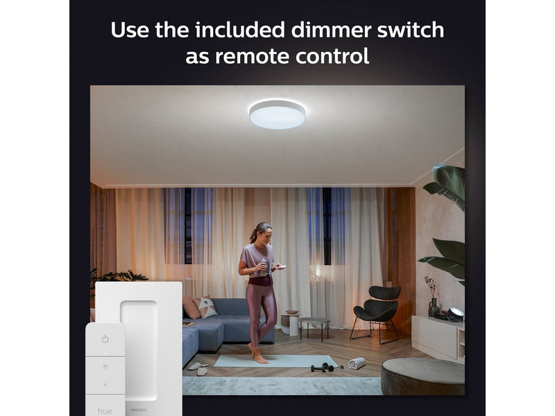Philips Hue Enrave, extra große Deckenleuchte (Weiß)