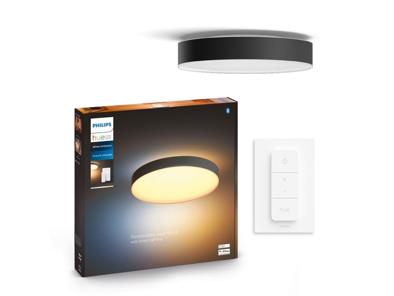 Philips Hue Enrave, extra große Deckenleuchte (Schwarz)