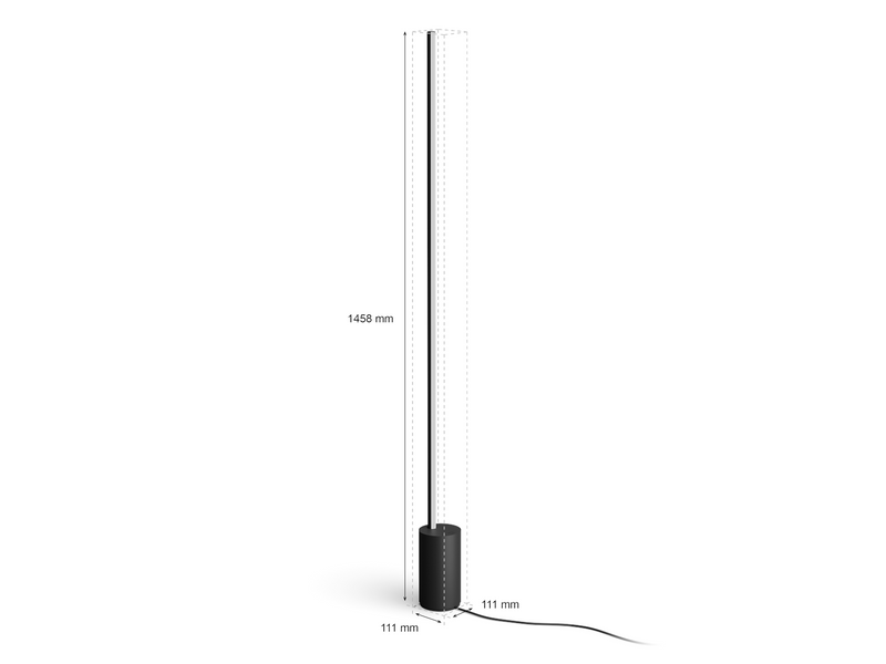Philips Hue Gradient Signe Multicolor Floor Lamp - Back