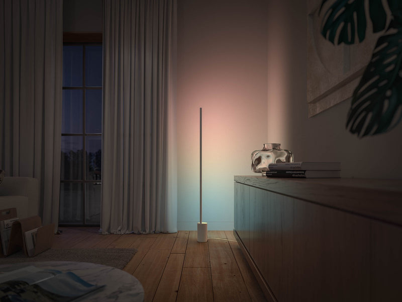 Philips Hue Gradient Signe Multicolor Floor Lamp - White