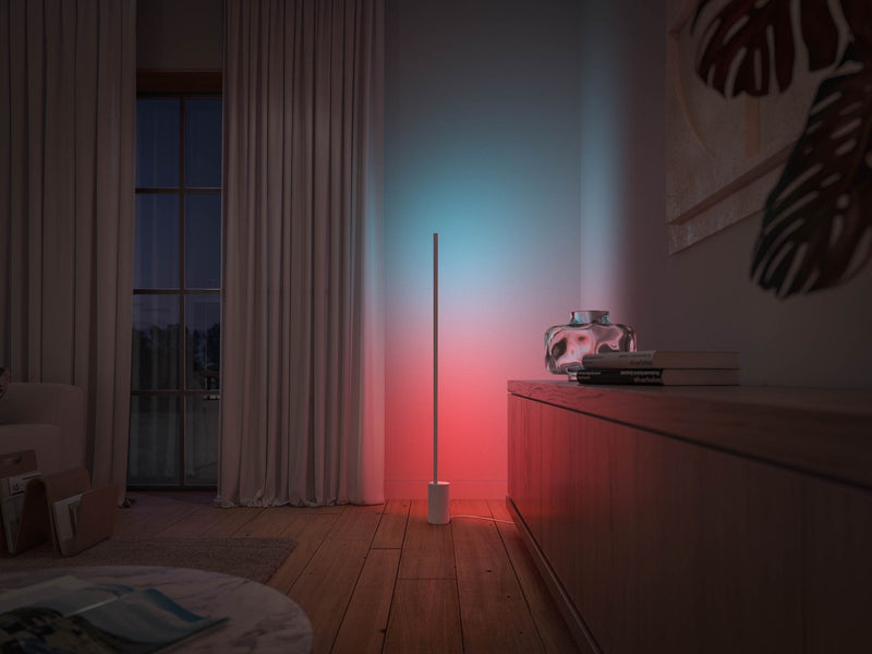 Philips Hue Gradient Signe Multicolor Floor Lamp - White