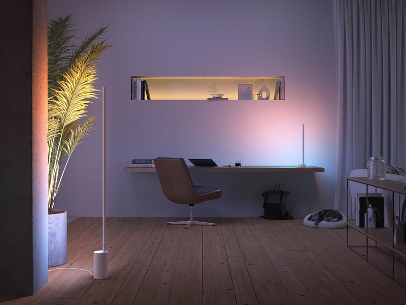 Philips Hue Gradient Signe Multicolor Floor Lamp - White