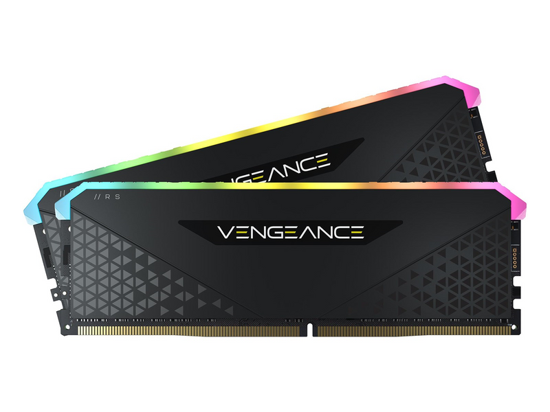 Corsair Vengeance RGB RS DDR4-3200 - 16GB - CL16 - Dual Channel (2 pcs) - AMD Optimized - Schwarz mit RGB