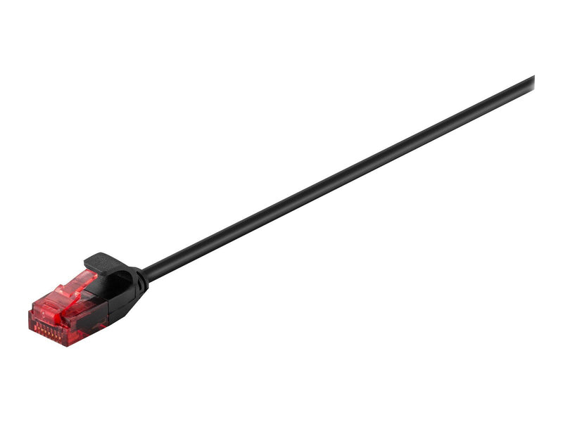 Pro LAN CAT 6 slim U/UTP - Schwarz - 7.5 meter