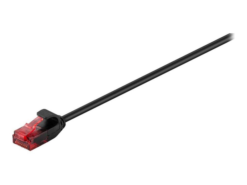 Pro LAN CAT 6 slim U/UTP - Schwarz - 7.5 meter