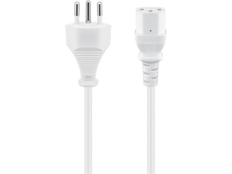 Pro Power supply cord Switzerland 2 m white