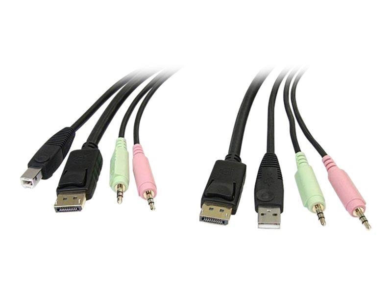 StarTech.com 4-in-1 USB DisplayPort KVM