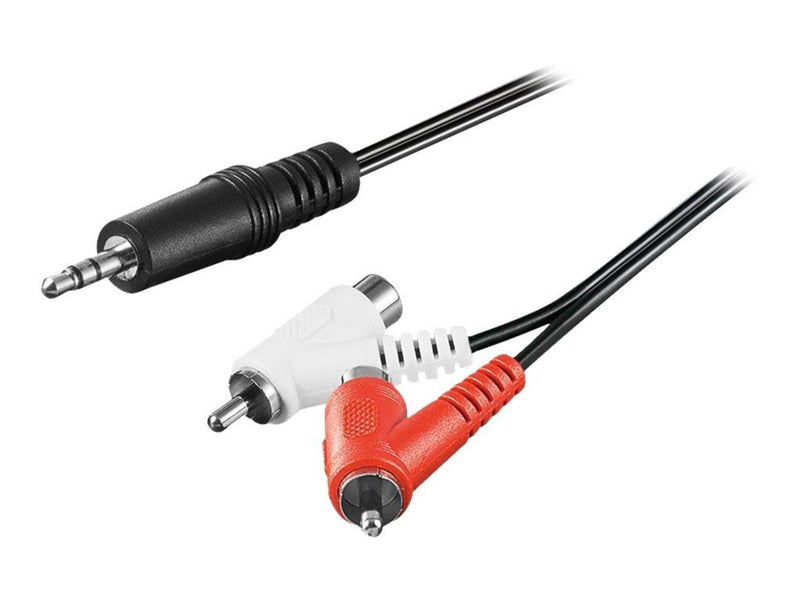 Pro Audio cable adapter 3.5 mm male to stereo RCA male/female