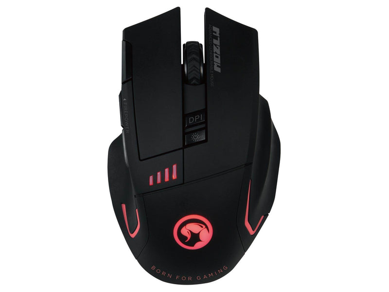 Marvo Mouse. Wireless. Black - Maus (Schwarz)