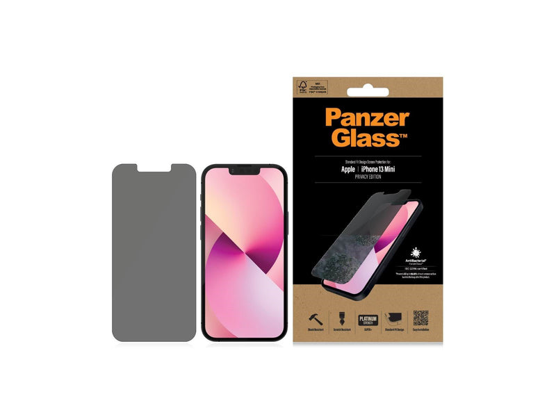 PanzerGlass Privacy Screen Protector Apple iPhone 13 Mini  | Standard Fit