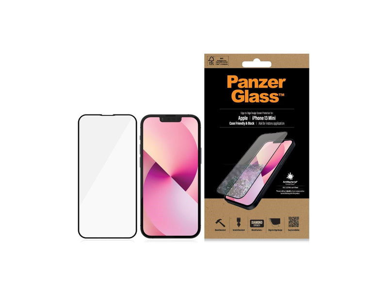 PanzerGlass Screen Protector Apple iPhone 13 Mini | Edge-to-Edge