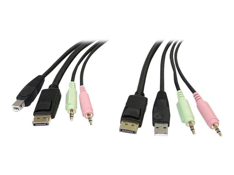 StarTech.com 4-in-1 USB DisplayPort KVM