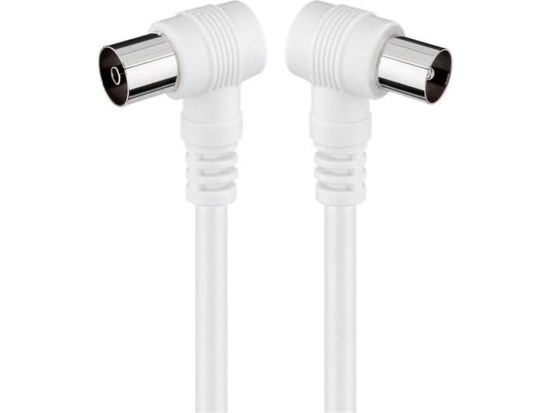 Pro Angled antenna cable (70 dB) 2x shielded