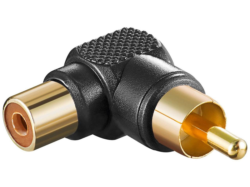 Pro RCA adapter 90° black
