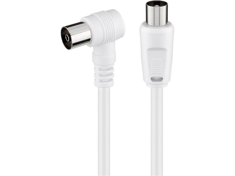 Pro Angled antenna cable (70 dB) 2x shielded