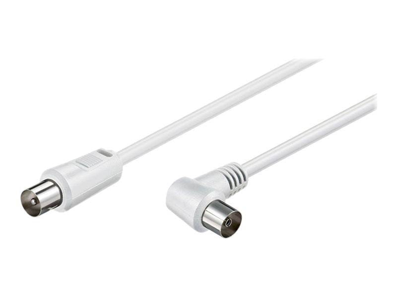 Pro Angled antenna cable (70 dB) 2x shielded