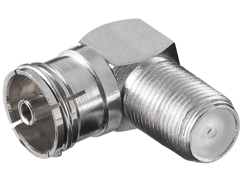 Pro Angle adapter: F female  Coaxial female 90°