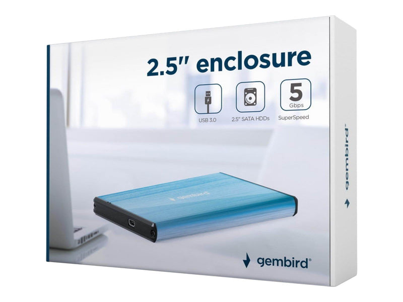 Gembird EE2-U3S-3-B - storage enclosure - SATA - USB 3.0