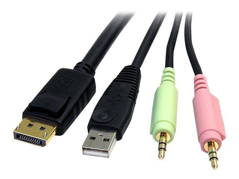 StarTech.com 4-in-1 USB DisplayPort KVM