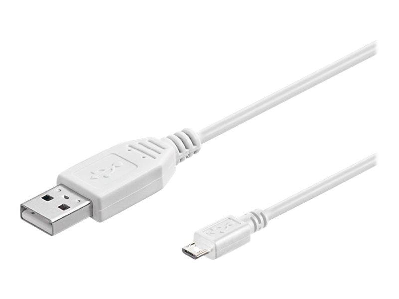 Pro USB-A - USB Micro-B - 1m - Weiß
