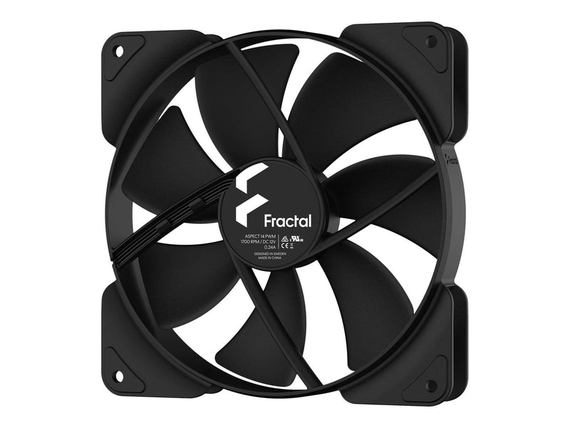 Fractal Design Aspect 14 PWM - Gehäuselüfter - 140mm - Schwarz