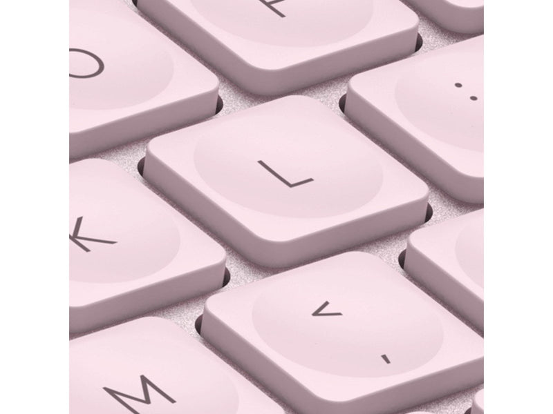 Logitech MX Keys Mini Minimalist Wireless Illuminated Keyboard - Rose - US - Tastaturen - Englisch - US - Pink