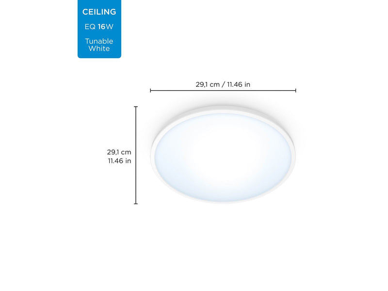 WiZ SuperSlim Deckenlampe 16W