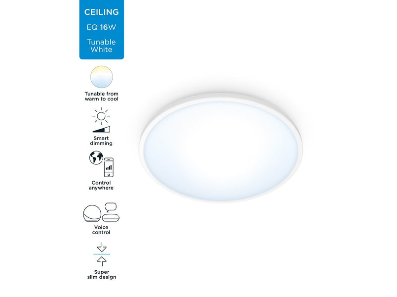 WiZ SuperSlim Deckenlampe 16W