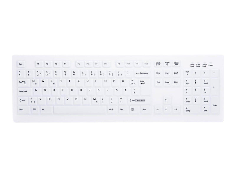 Cherry Active Key AK-C8100F - keyboard - German - white - Tastaturen - Deutsch - Weiss