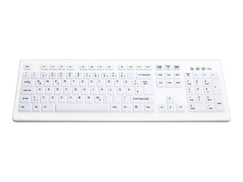 Cherry Active Key AK-C8100F - keyboard - German - white - Tastaturen - Deutsch - Weiss
