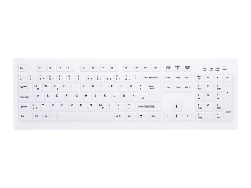Cherry Active Key AK-C8100F - keyboard - German - white - Tastaturen - Deutsch - Weiss