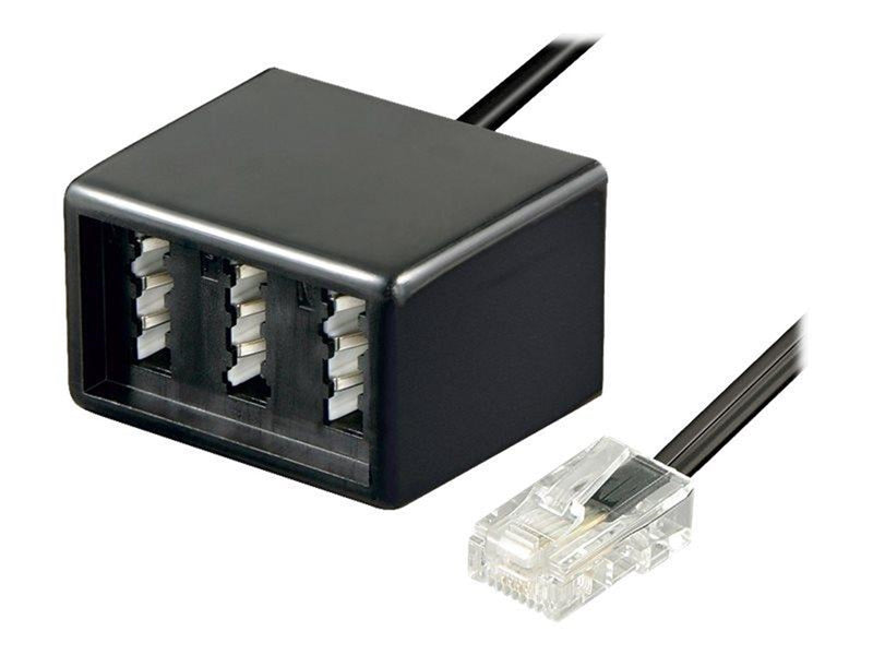 Pro TAE adapter - Schwarz - 0.2 meter