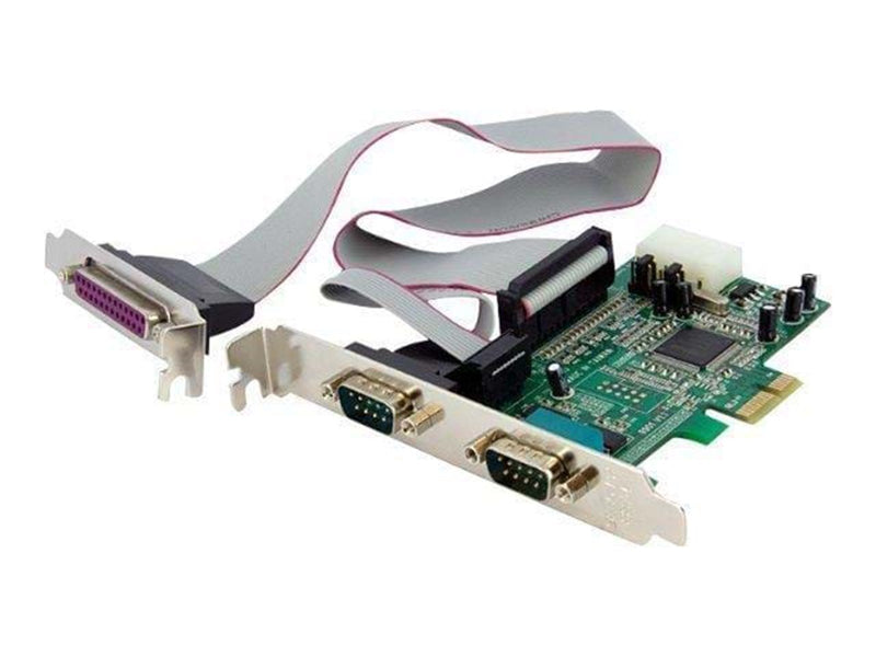 StarTech.com 2S1P Native PCI Express Parallel Serial Combo Card mit 16550 UART