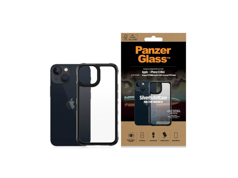 PanzerGlass SilverBullet ClearCase Apple iPhone 13 Mini | Black
