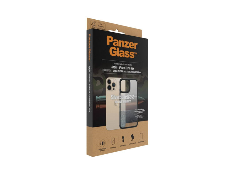PanzerGlass SilverBullet ClearCase Apple iPhone 13 Pro Max | Black