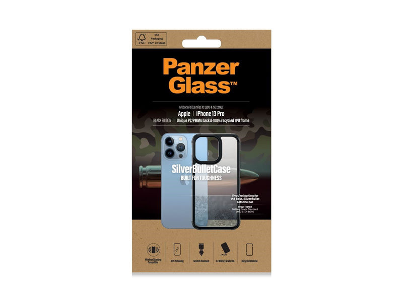 PanzerGlass SilverBullet ClearCase Apple iPhone 13 Pro | Black