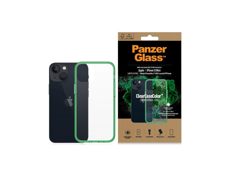 PanzerGlass ClearCaseColor™ Apple iPhone 13 Mini - Lime