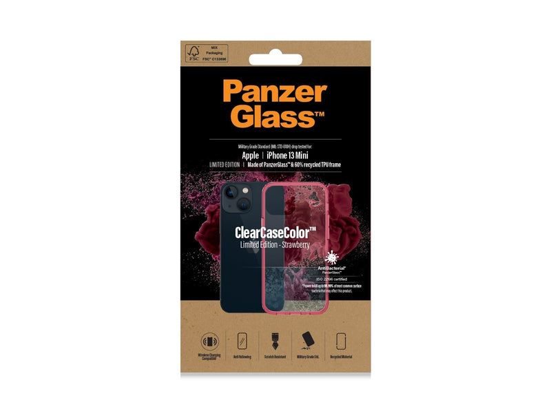 PanzerGlass ClearCaseColor™ Apple iPhone 13 Mini - Strawberry