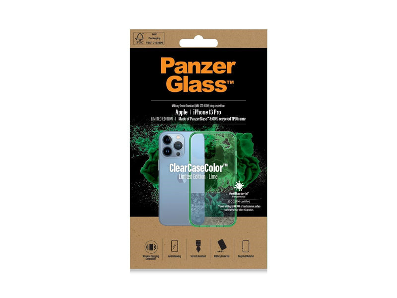 PanzerGlass ClearCaseColor™ Apple iPhone 13 Pro - Lime