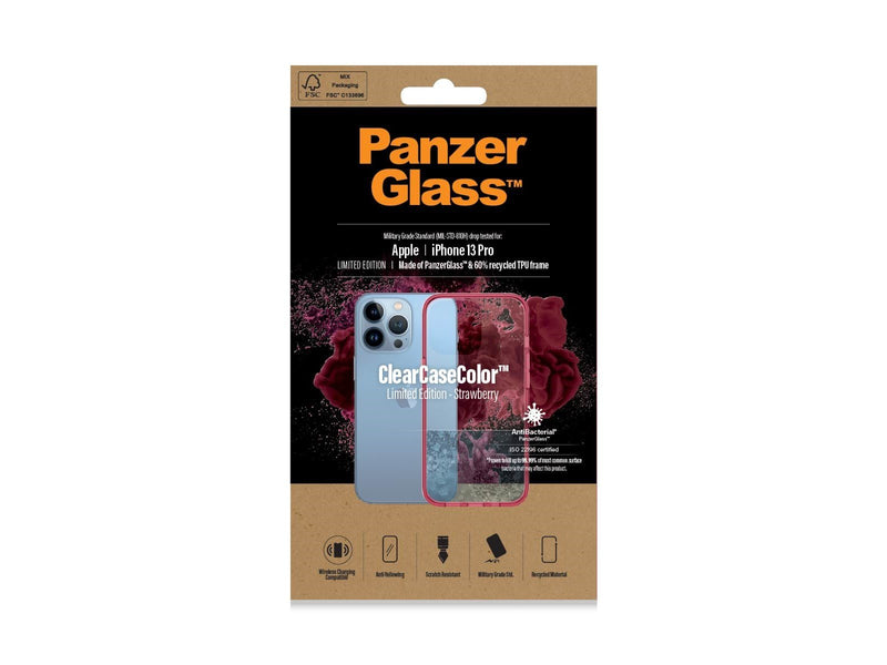 PanzerGlass ClearCaseColor™ Apple iPhone 13 Pro - Strawberry