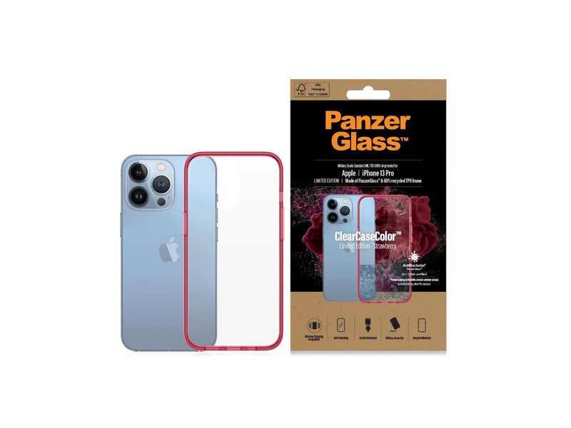 PanzerGlass ClearCaseColor™ Apple iPhone 13 Pro - Strawberry