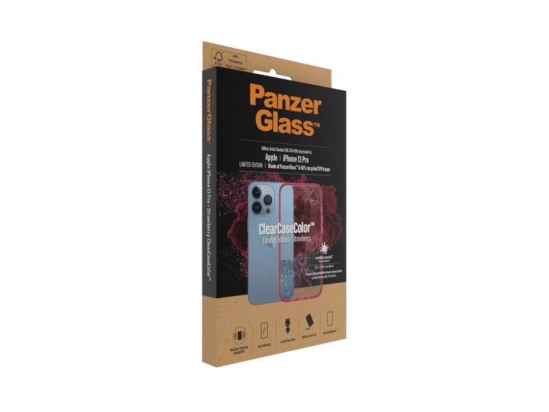 PanzerGlass ClearCaseColor™ Apple iPhone 13 Pro - Strawberry