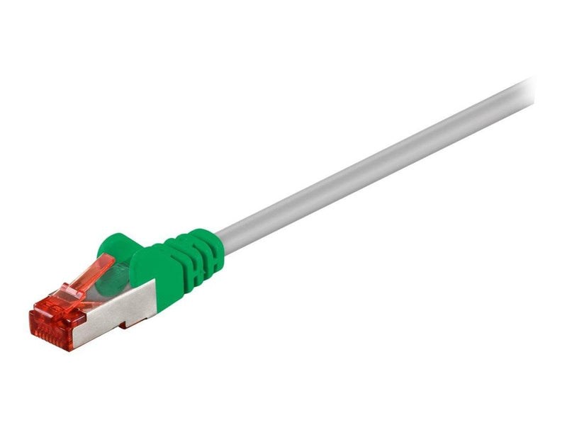 Pro CAT 6 Crossover-patch cable S/FTP (PiMF) grey green - Grün - 2 meter