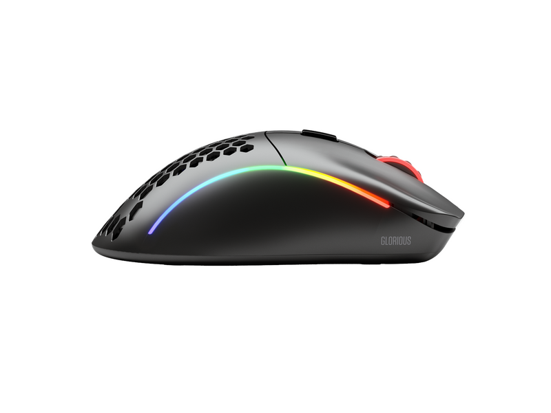 Glorious Model D Wireless - Matte Black - Gaming Maus (Schwarz mit RGB)