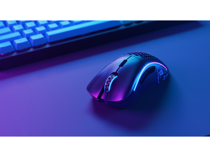 Glorious Model D Wireless - Matte Black - Gaming Maus (Schwarz mit RGB)