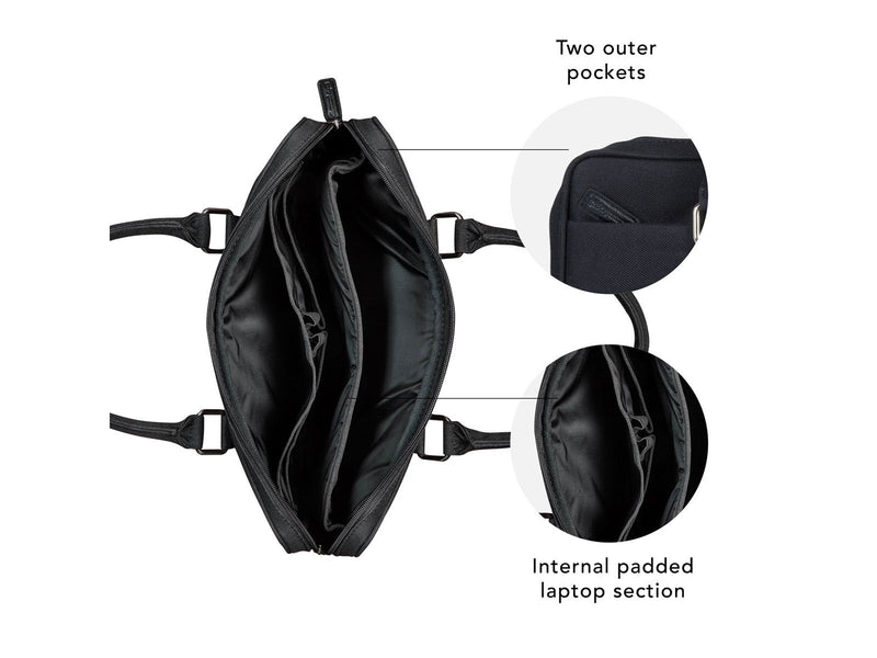 dbramante1928 Stelvio Laptop-Tasche für Laptop 14" | Schwarz