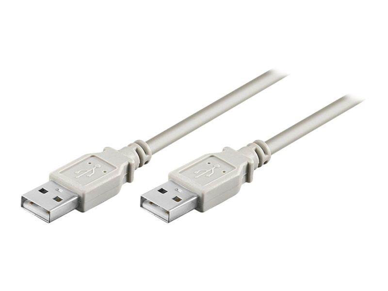 Pro USB 2.0 male (type A)  USB 2.0 male (type A) 1.8m - Grey