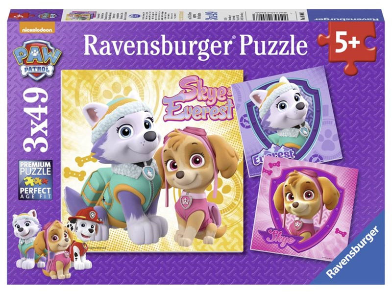 Ravensburger Paw Patrol Glamourous Girls 3x49p